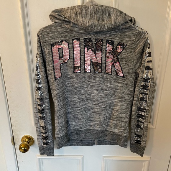 Awesome bling PINK hoodie front and back graphics - Picture 2 of 6